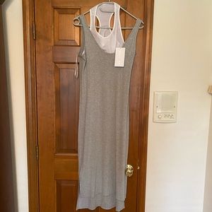 Athleta mesh midi dress